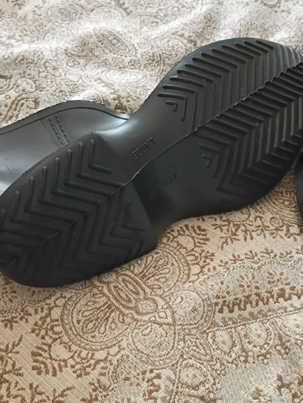 Tingley Black Men's Slip-On Overshoes For Cowboy Boots L